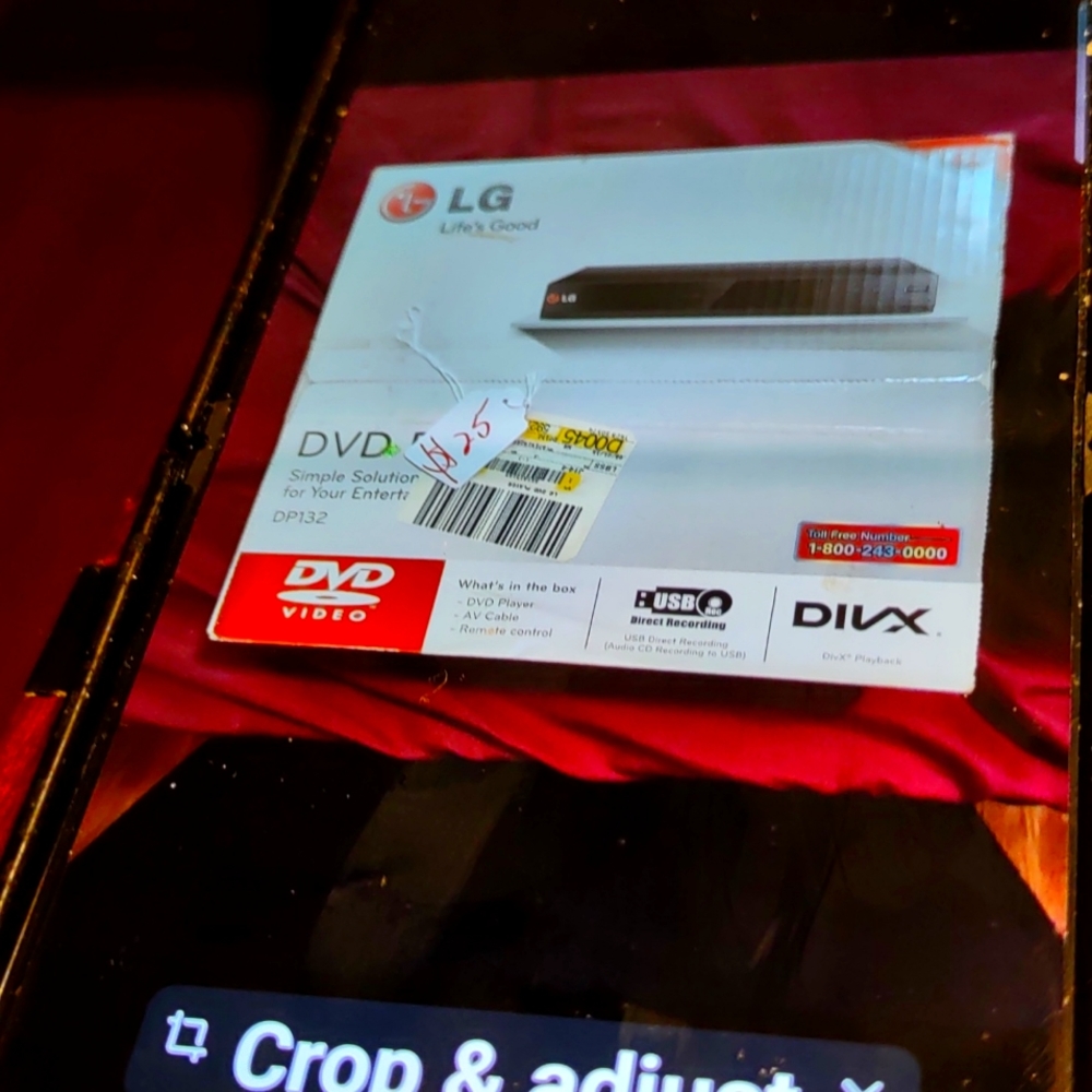 Lg DVD slim fit plays cds black
